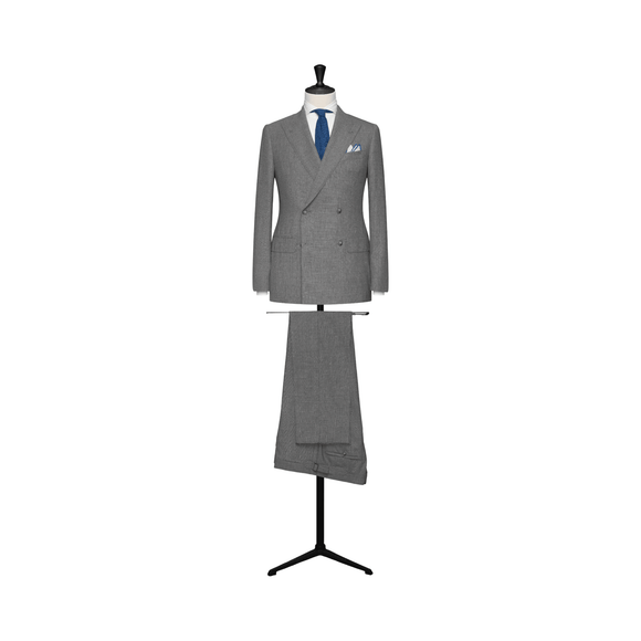 MTM Jakkesæt Loro Piana High Twisted 100% uld (TVR003 Lysgrå ) - Connoisseur - cph.dk