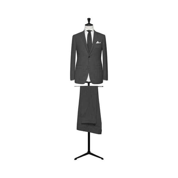 MTM Jakkesæt Loro Piana High Twisted 100% uld (TVR004 Midgrey) - Connoisseur - cph.dk